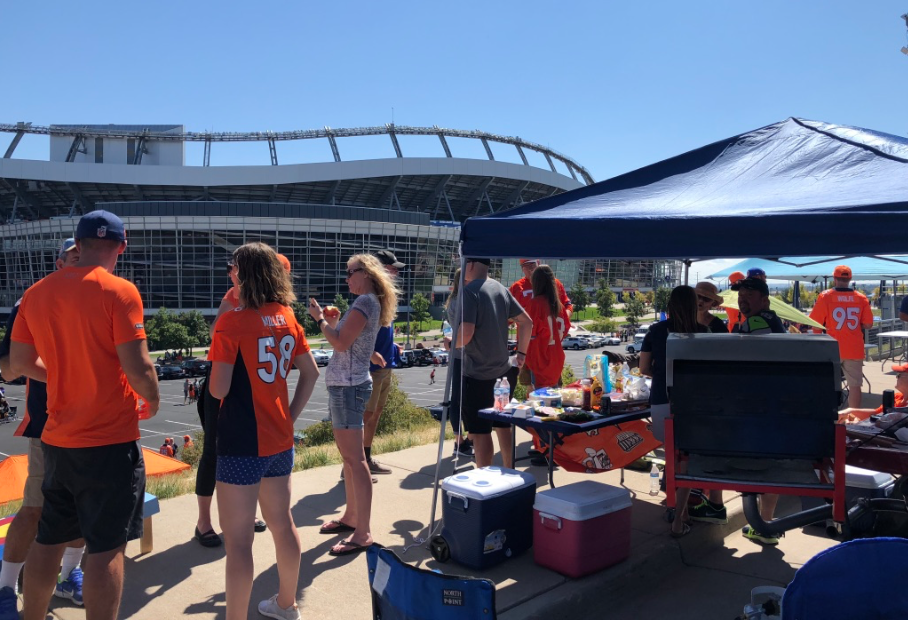 Fun at the Denver Broncos QB Club Tailgate Party Denver Broncos Quarterback Club